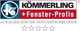 Logo KÖMMERLING+Fenster-Profis